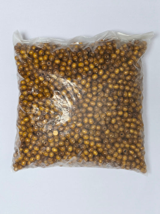 لولي خشب بني مقاس 10