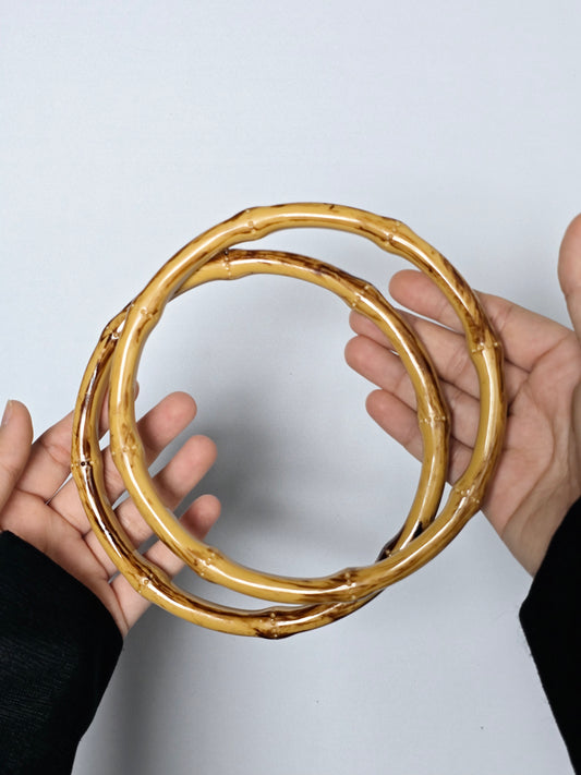 فريم خشب مدور كبير