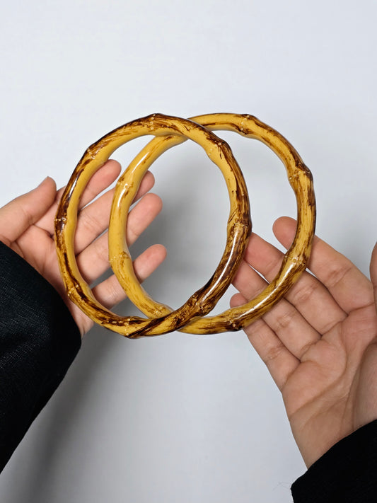 فريم خشب مدور صغير